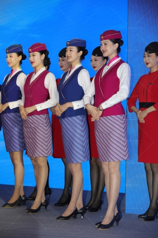 空姐合照