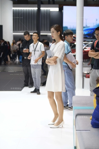 白裙礼仪小姐姐