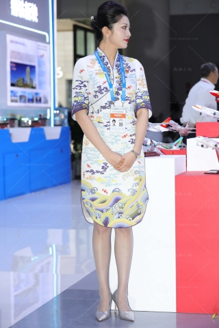 航空大会，美丽大方的海航空姐 【图片➕视频】