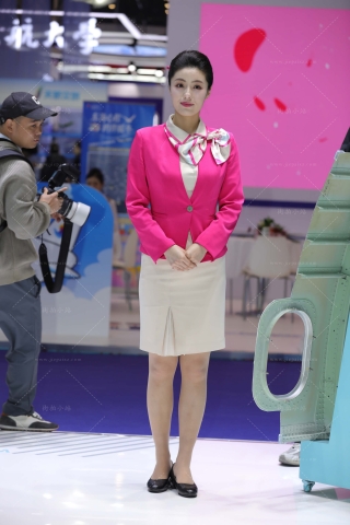 25CATA长龙航空姐颜值赞后台肉丝脱鞋【套图✚视频】