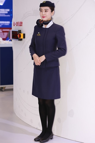 东航厚黑丝空姐