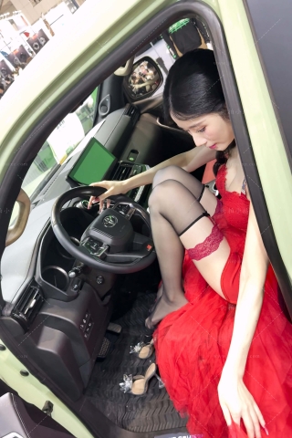 红裙薄丝