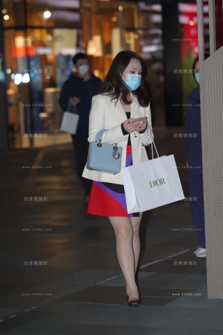 买名牌的贵妇