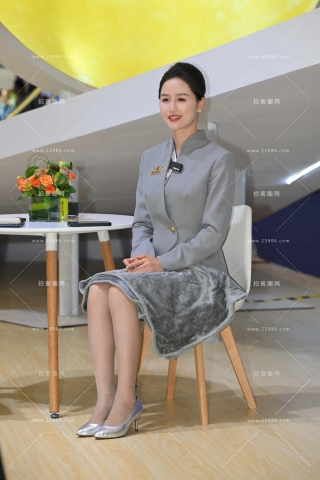 为海南航空点赞-双空姐出海